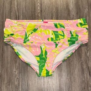 RARE Lilly Pulitzer for Target Tropical Floral Plus-Sized Bikini Bottom
